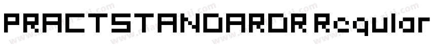 PRACTSTANDARDR Regular字体转换